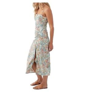 O’Neill Tavia Floral Ruched Midi Dress S